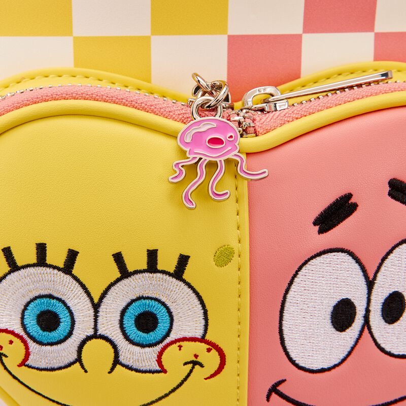 Mochila SpongeBob SquarePants & Patrick Star Checkered Loungefly 26cm - Imagen 5