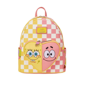 Mochila SpongeBob SquarePants & Patrick Star Checkered Loungefly 26cm