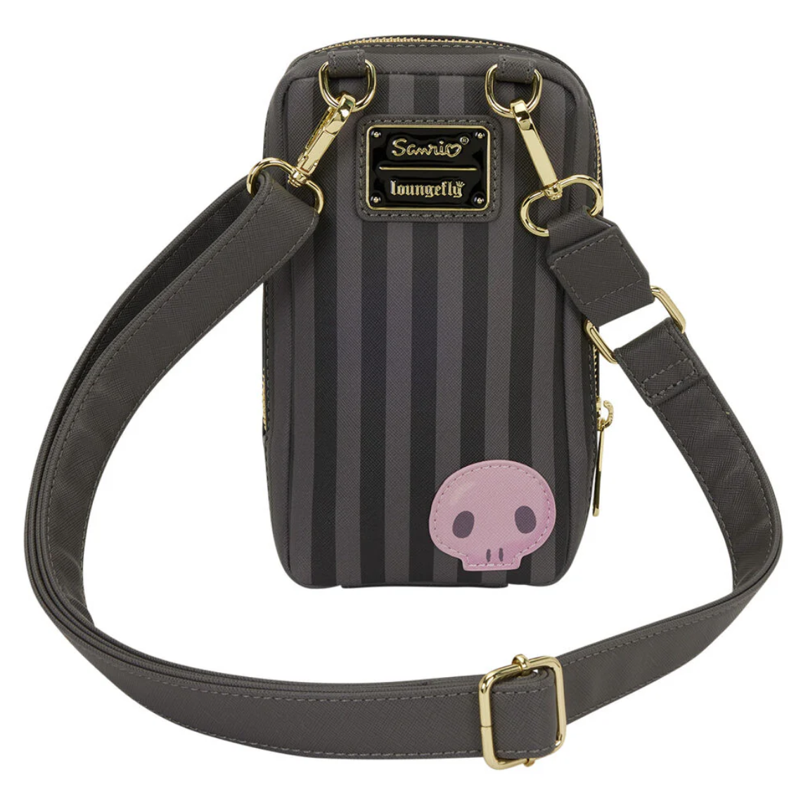 Bolso Bandolera + Monedero 20th Anniversary Kuromi Hello Kitty Loungefly - Imagen 3
