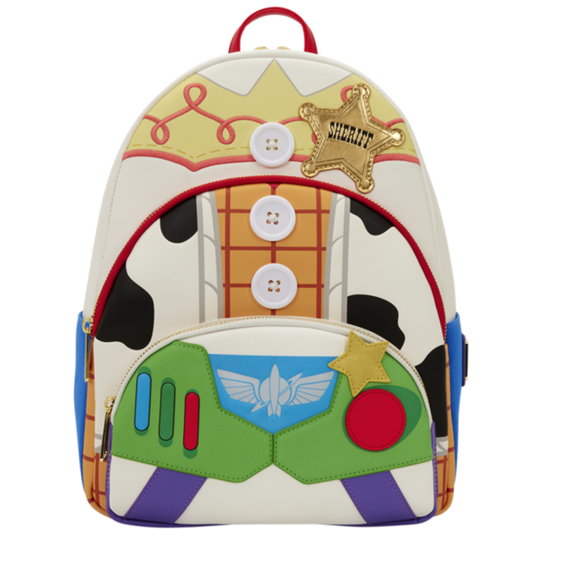 Mochila Jessie, Woody & Buzz Lightyear Toy Story 5 Disney Pixar Loungefly 31 cm