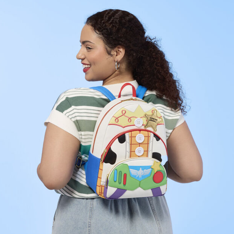 Mochila Jessie, Woody & Buzz Lightyear Toy Story 5 Disney Pixar Loungefly 31 cm - Imagen 5