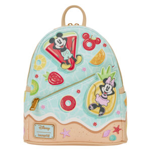 Mochila Disney Mickey & Minnie Beach Fun Loungefly 26 cm